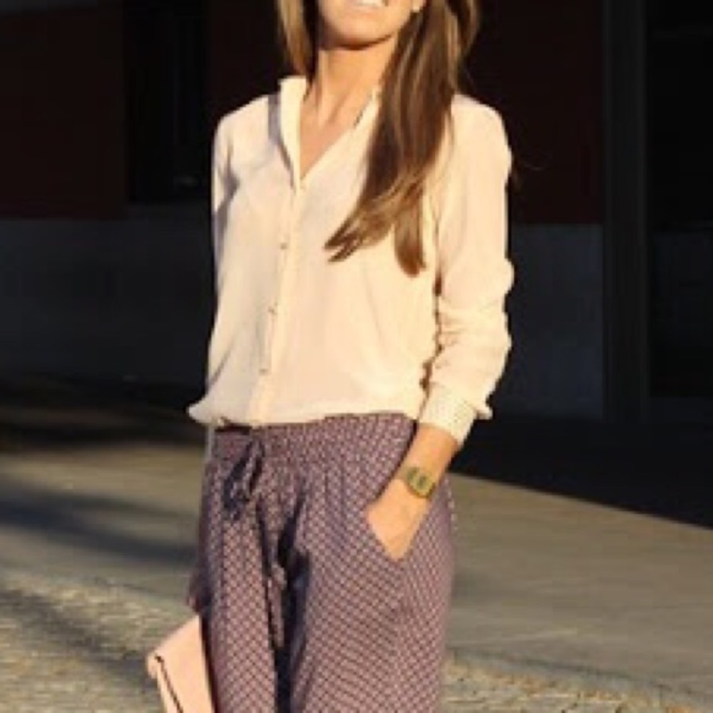 Forever 21 light peach blouse